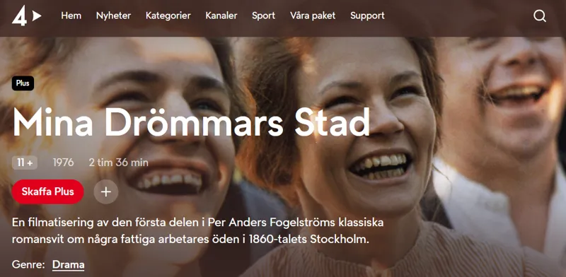 Filmatiseringen av Mina drömmars stad
