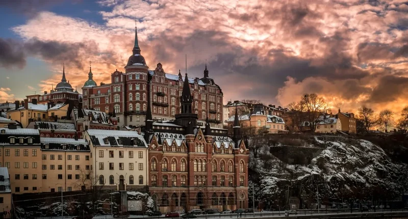 Stadsgata på Södermalm i Stockholm som är ett klassiskt exempel på gentrifiering