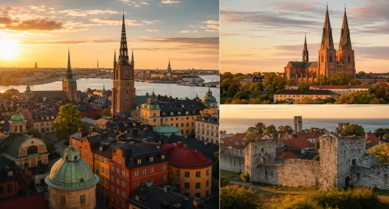 Sveriges städer - från Stockholm till Visby